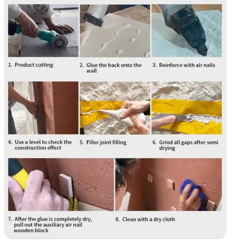 Soft Stone Decorative Artificial Natural Flexible Stone